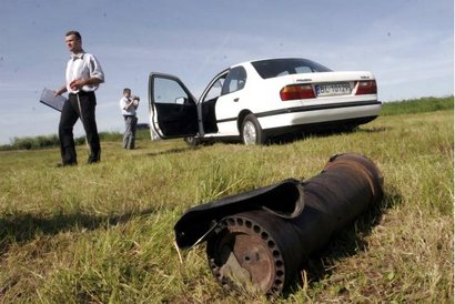 Russian rocket missile hit the car in Eastern Poland